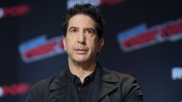 David Schwimmer participates in the "Goosebumps: The Vanishing" panel during New York Comic Con at the Javits Center on Sunday, Oct. 20, 2024, in New York. (Photo by Charles Sykes/Invision/AP)