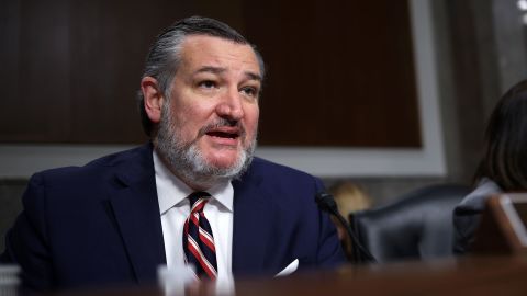WASHINGTON, DC - APRIL 02: Chairman Sen. Ted Cruz (R-TX) delivers an opening statement as President and CEO of Boeing Kelly Ortberg prepares to testify before the Senate Commerce, Science, and Transportation Committee in the Dirksen Senate Office Building on April 02, 2025 in Washington, DC. The committee held the hearing to discuss safety measures Boeing has taken following an incident last year where the door plug of a Boeing 737 MAX 9 detached mid-air. (Photo by Win McNamee/Getty Images)